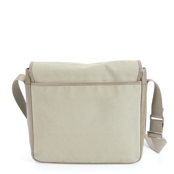 Prada Triangle Logo Leather Shoulder Bag Crossbody Messenger Business Commuter - Picture 3 of 9